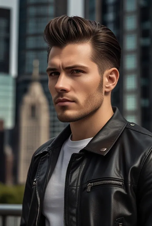 1. Classic Pompadour With A High Fade