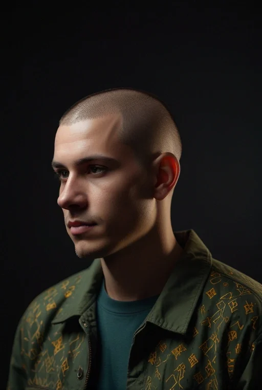 10. Classic Buzz with Shaved Design
