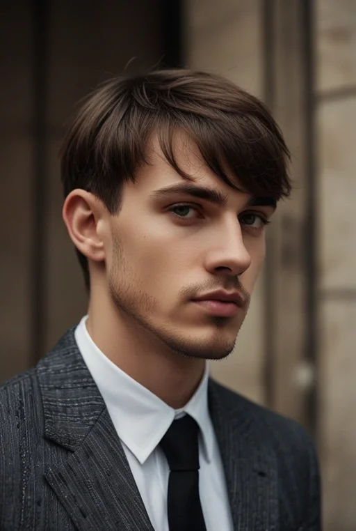 11. French Crop with Sharp Angles
