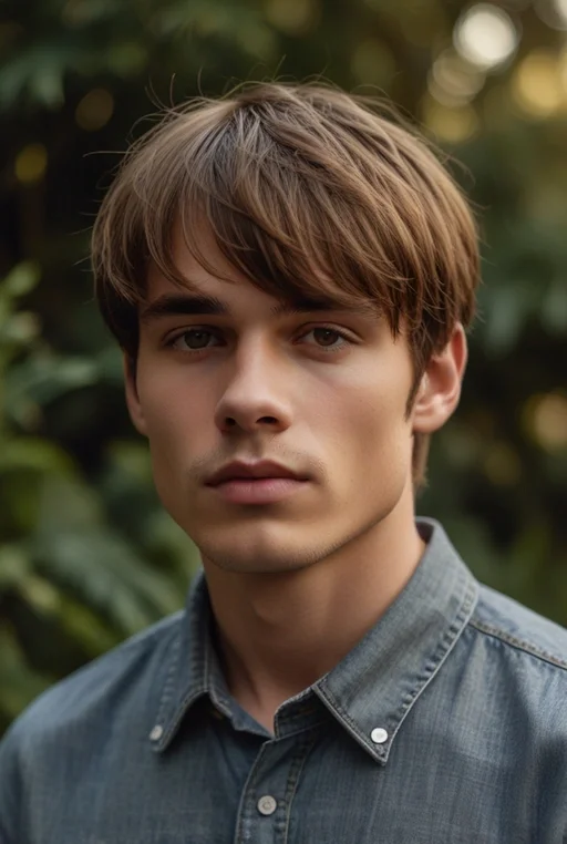 12. French Crop with Long Bangs