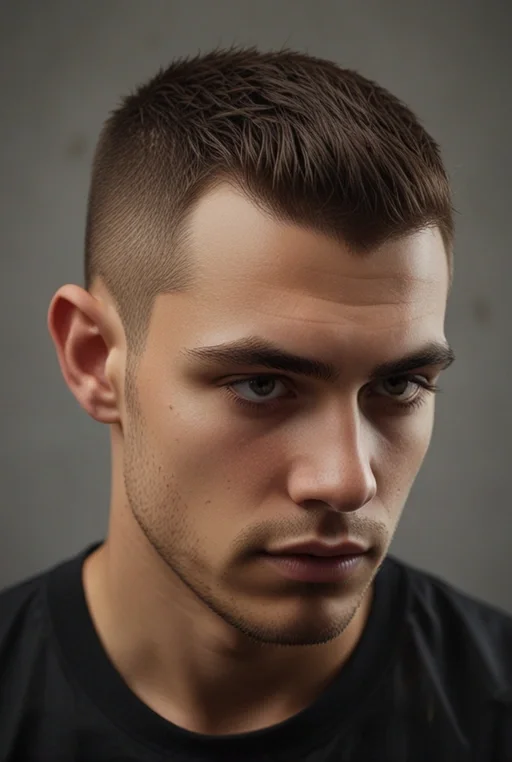 12. Textured Short Buzz Cut