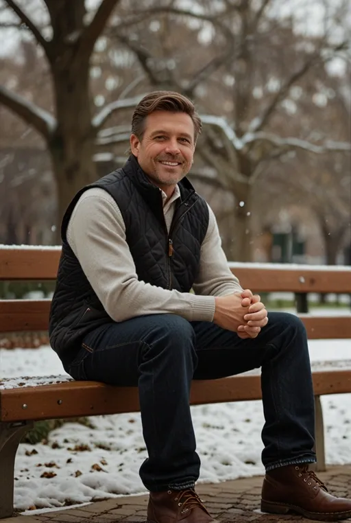 12. Turtleneck with Quilted Vest