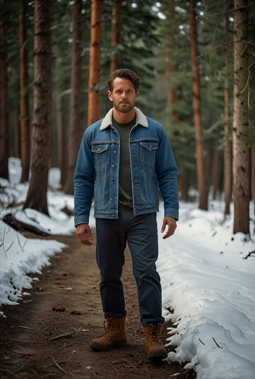 13. Fleece-Lined Denim Jacket