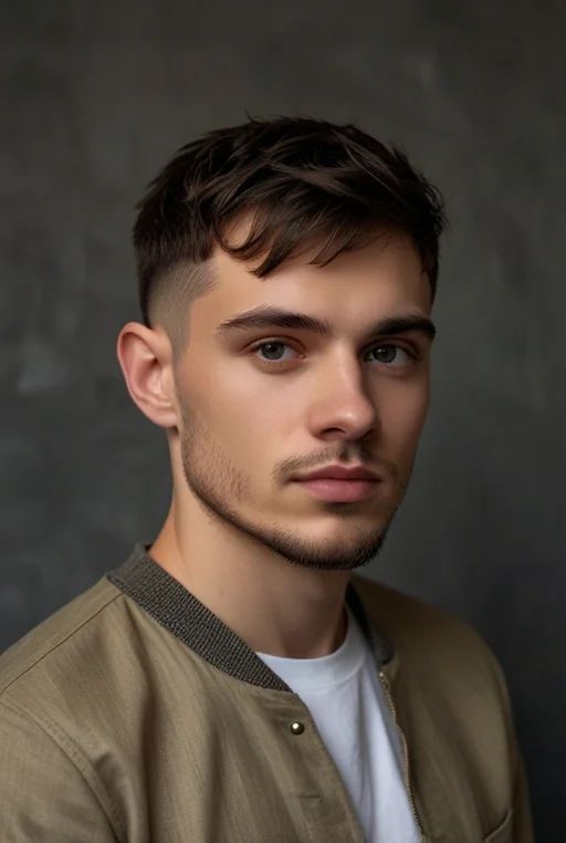 14. French Crop with Fade and Texture