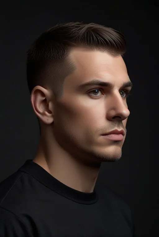 15. Sharp Crew Cut With Fade