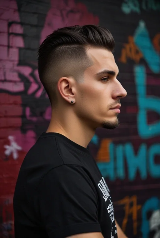 16. Textured Crew Cut with Undercut