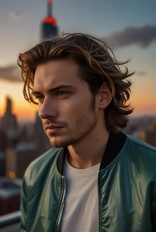 16. Windswept Look with Layered Ends