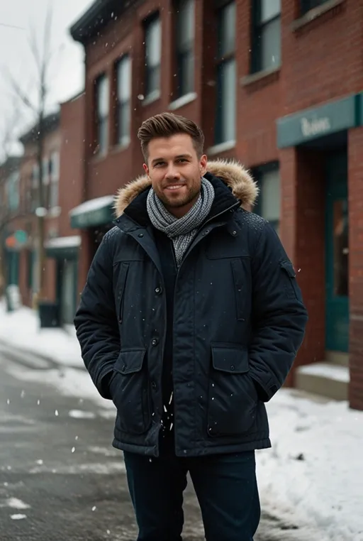 17. Parka Coat with Quilted Lining