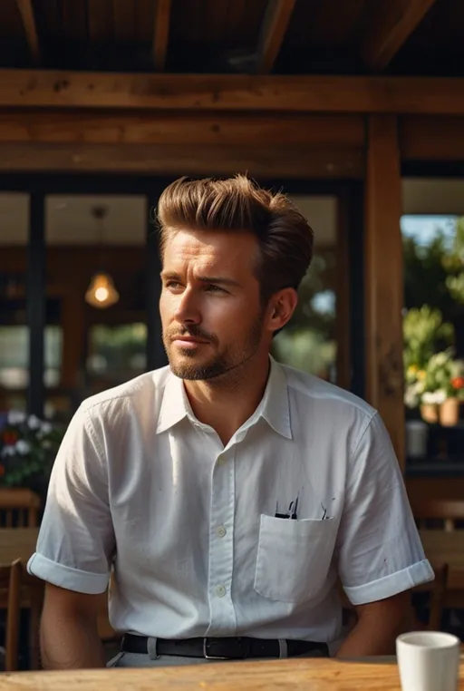 2. Messy Quiff with Mid Fade
