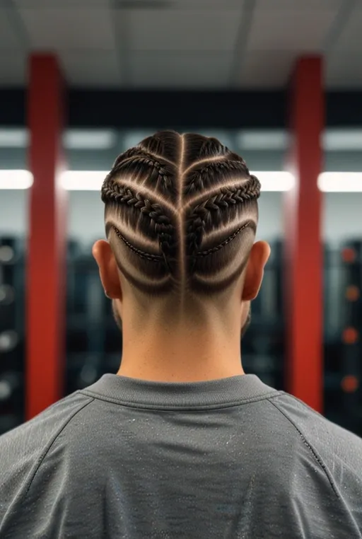 20. Undercut With Braided Top