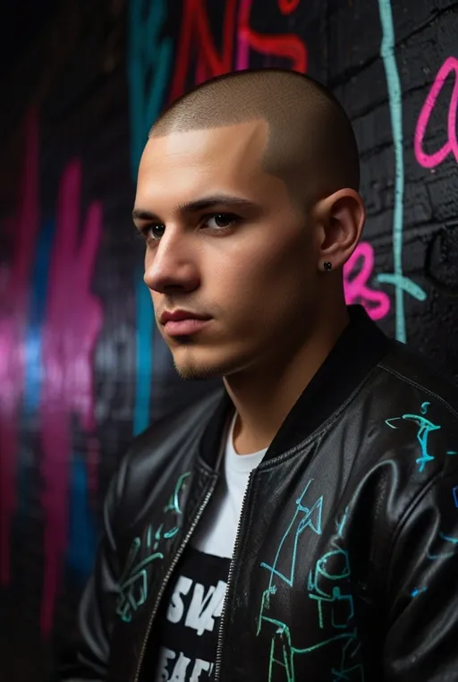 21. Buzz Cut With Shaved Lines
