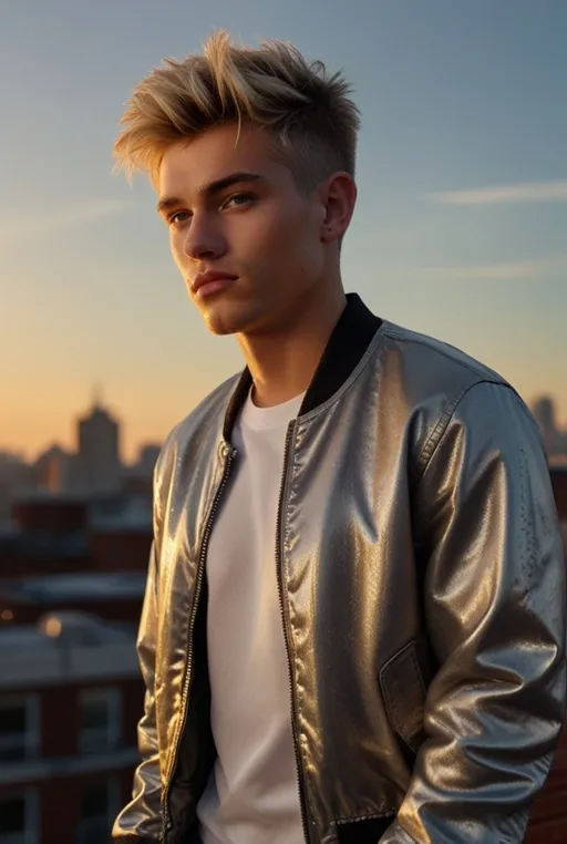 21. Textured Crop with Frosted Tips