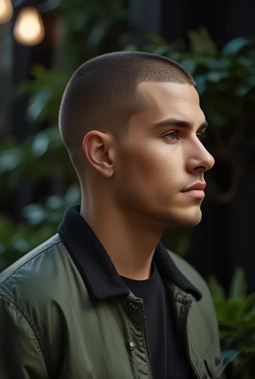 22. Buzz Cut with Tapered Sides