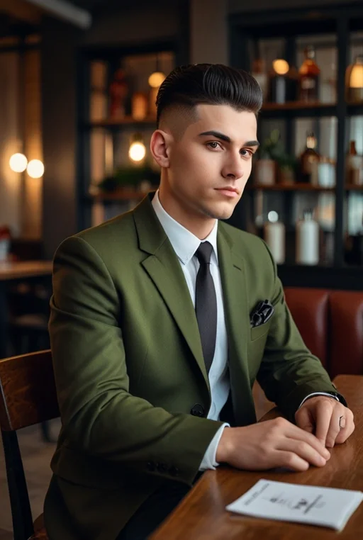 22. High-Top Crew Cut with Skin Fade