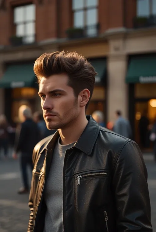 23. Textured Quiff With Tapered Sides