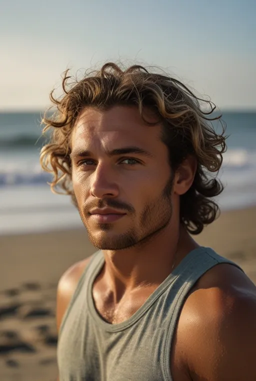 25. Beachy Curly Look