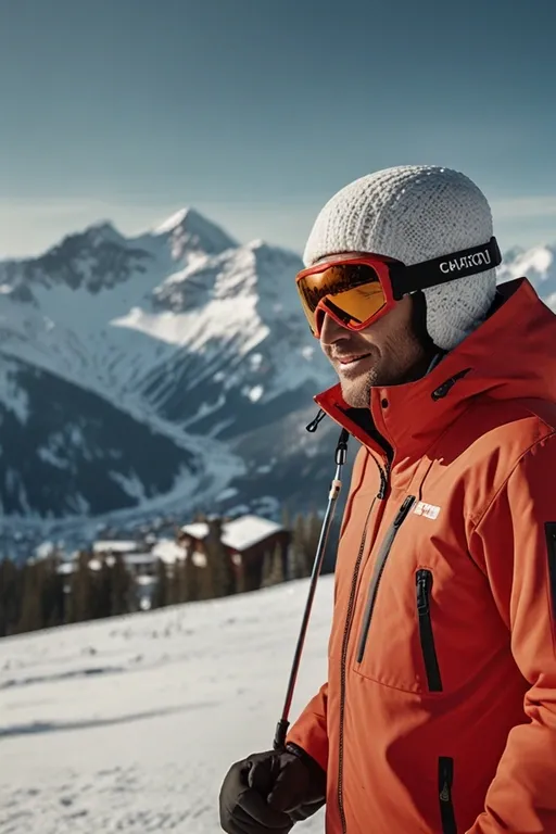26. Insulated Ski Jacket with Winter Boots