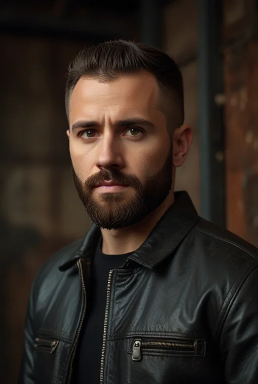 3. Buzzed Crew Cut with a Beard