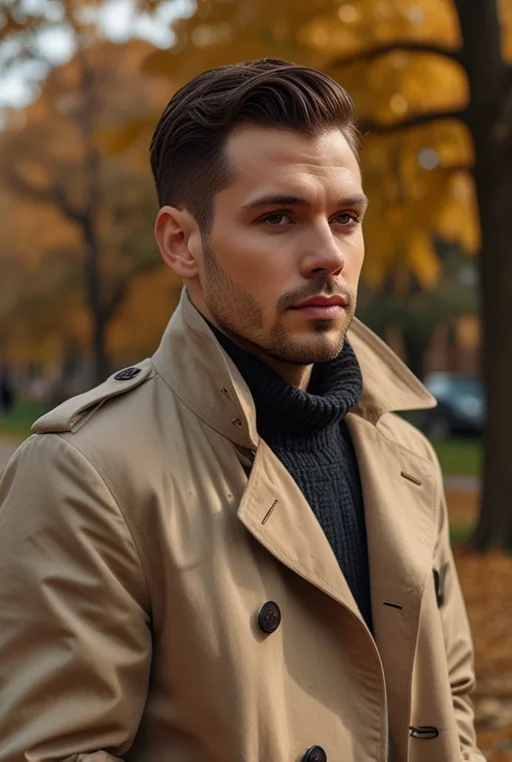 6. Low Fade Crew Cut with a Side Part
