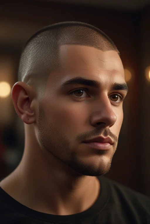 7. Low Fade Buzz Cut
