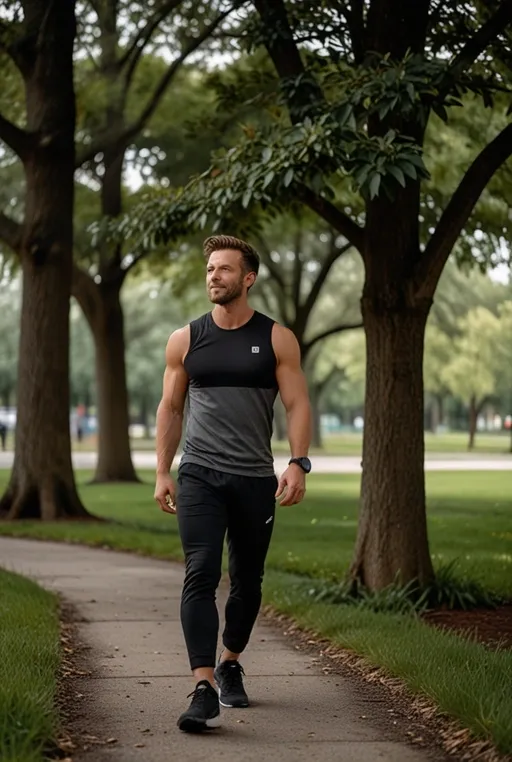8. Carhartt Vest with Joggers for a Comfortable, Athletic Look