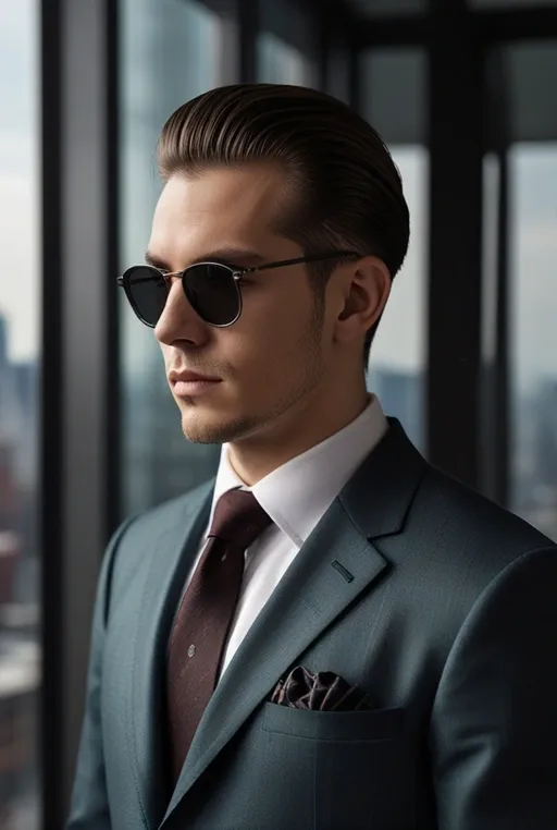 8. Slicked-Back Undercut
