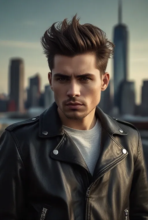9. Medium-Length Quiff with Faded Sides