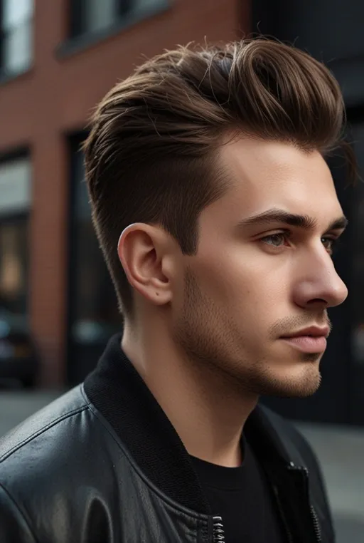 9. Short Textured Pompadour