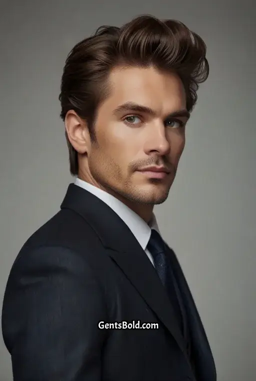 1. Classic Pompadour for Thin Hair