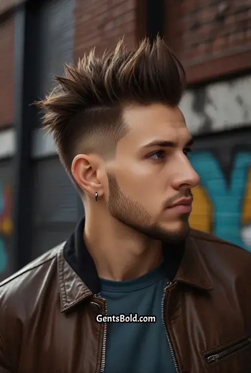 10. Undercut with Spiky Top