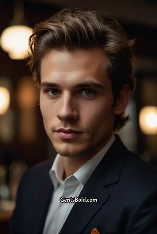 12. Messy Side Part with Soft Volume