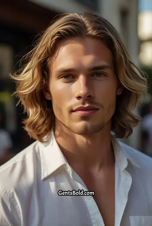 12. Subtle Highlights on Shoulder Length Hair