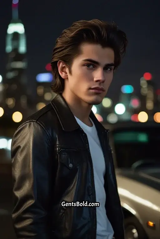 14. Messy Textured Pompadour