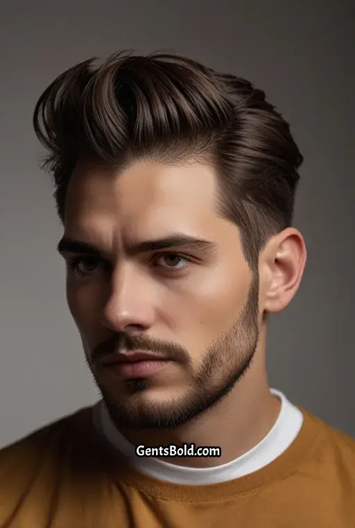 14. Pompadour with Low Fade Undercut