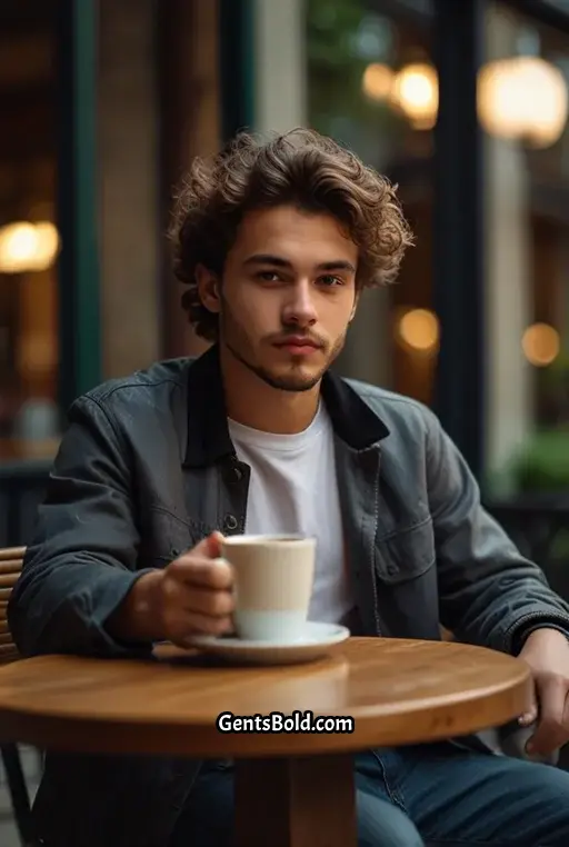 16. Curly Messy Undercut