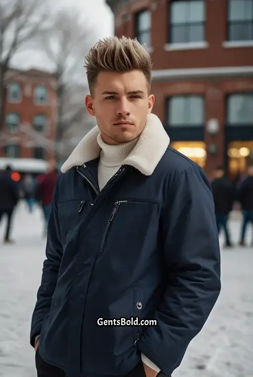 18. Frosty Faux Hawk