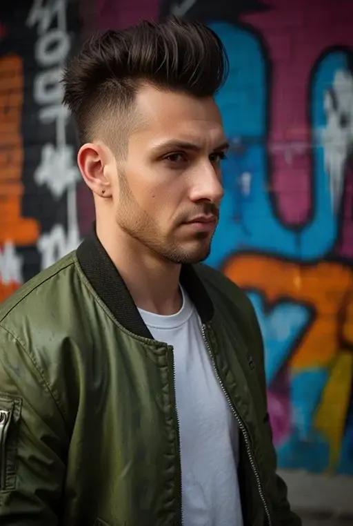 18. Textured Faux Hawk