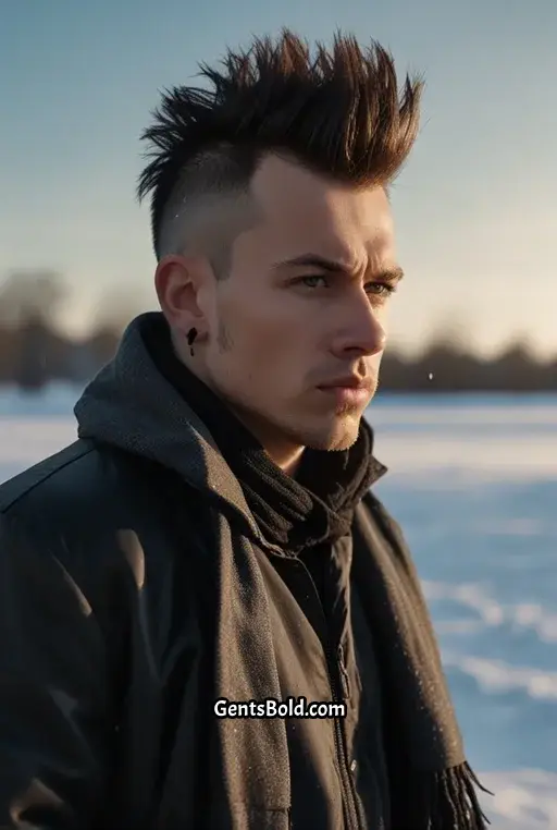 19. Winter Mohawk with Undercut