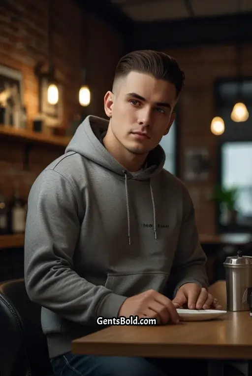 19.Slick Back with Low Fade