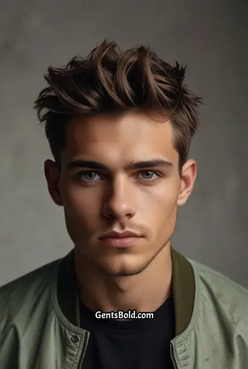 21. Mid Fade with Tousled