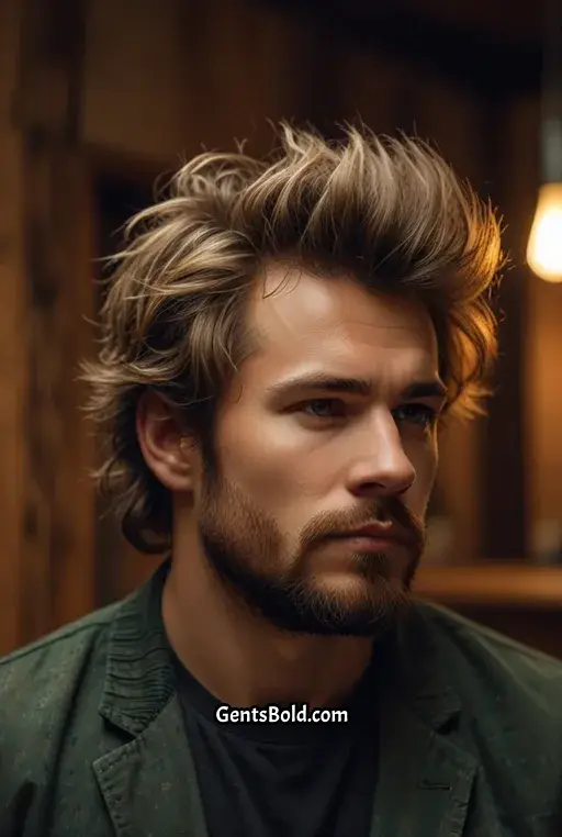 21. Undercut with Shaggy Top