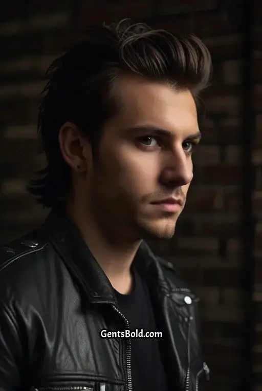 22. Edgy Shoulder Length Hair with Textured Tips