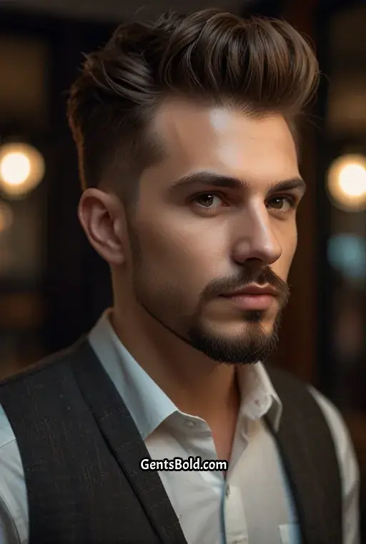 25. Layered Undercut with Textured Top