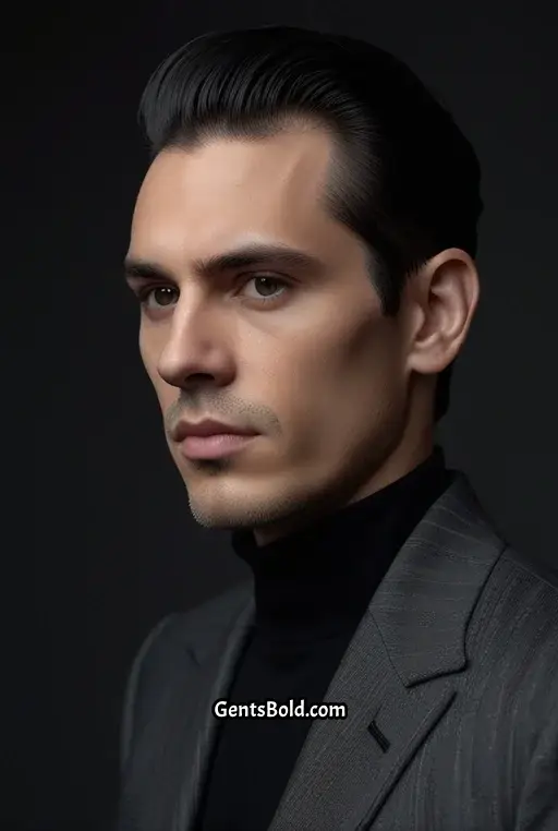 3.Sleek Undercut Slick Back