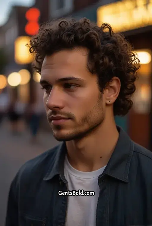 5. Curly Undercut