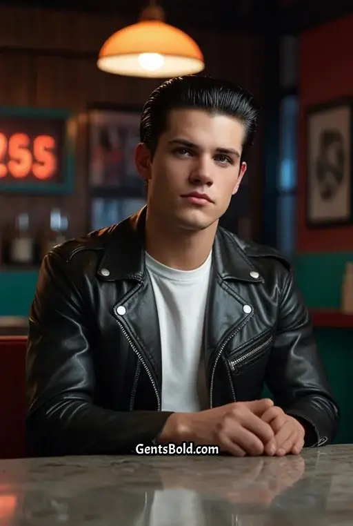 5.Retro Greaser Slick Back