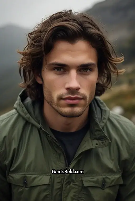 6. Disheveled Medium Length Waves