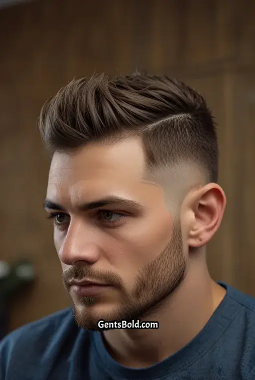 6. Short Textured Mid Fade