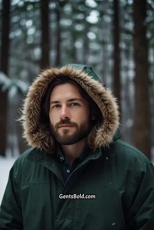 8. Long Layered Winter Locks