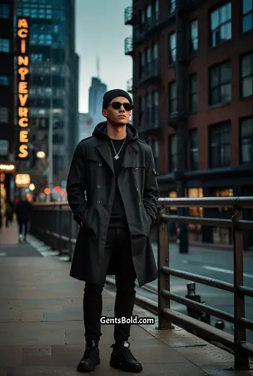 1. Sleek All Black Streetwear Look